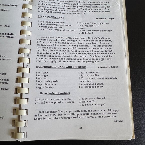 Vintage Cookbook Lakeview Moravian Community Church Midwest Recipes - Picture 5 of 9